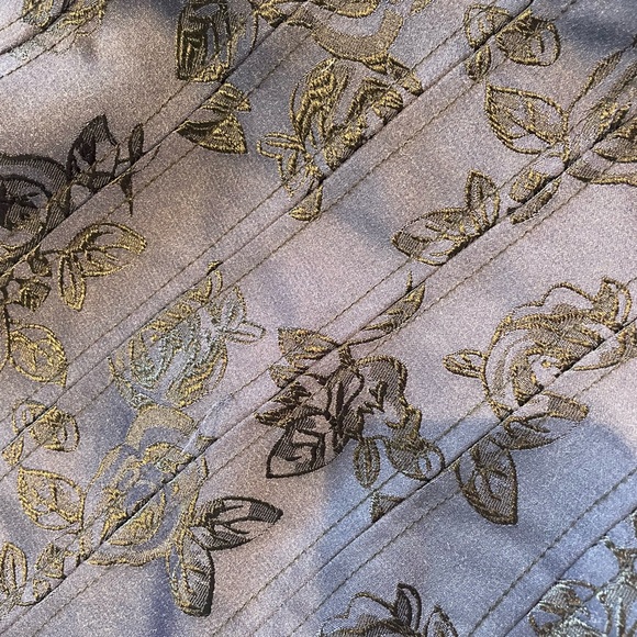 C/MEO COLLECTIVE Women's Levity Strapless Rose Print Midi Dress with Ruffle Hem - Picture 8 of 8